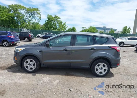2017 Ford Escape S from USA, damaged, VIN 1FMCU0F7XHUD03356